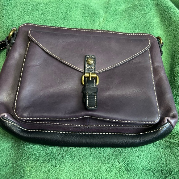 Patricia Nash AVELLINO Purple Leather Bag - Picture 2 of 6